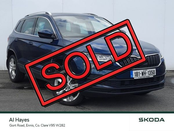 Skoda Karoq SUV, Diesel, 2018, Blue