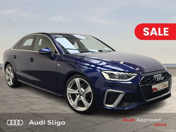 Audi A4 Saloon, Diesel, 2020, Blue