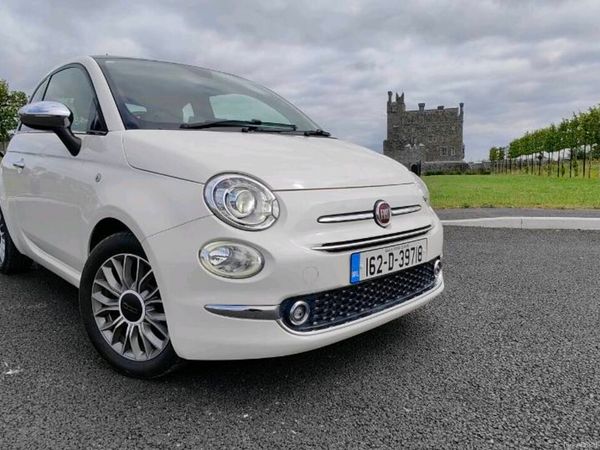 Fiat 500 Hatchback, Petrol, 2016, White