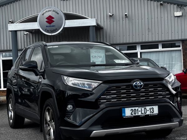 Toyota RAV4 SUV, Petrol Hybrid, 2020, Black