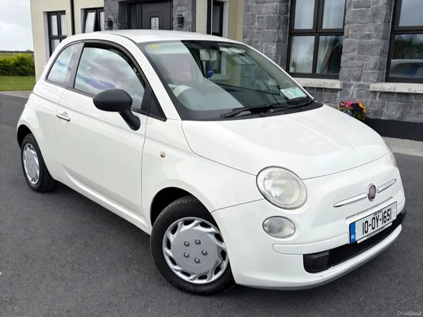 Fiat 500 Hatchback, Petrol, 2010, White