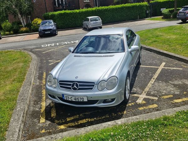 Mercedes-Benz CLK Coupe, Diesel, 2007, Silver