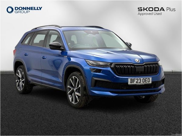 Skoda Kodiaq Estate, Petrol, 2023, Blue