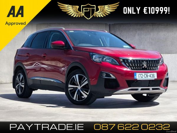 Peugeot 3008 SUV, Diesel, 2017, Red