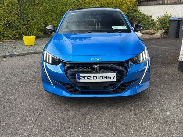 Peugeot 208 Hatchback, Electric, 2020, Blue
