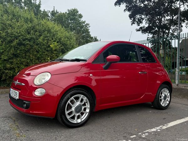 Fiat 500 Hatchback, Petrol, 2010, Red