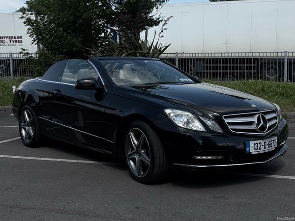 Mercedes-Benz E-Class Convertible, Diesel, 2013, Black