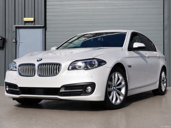 BMW 5-Series Saloon, Diesel, 2015, White
