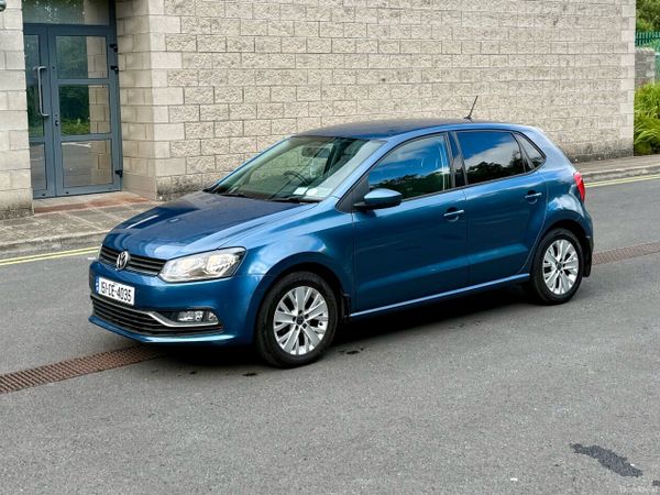 Volkswagen Polo Hatchback, Petrol, 2015, Blue