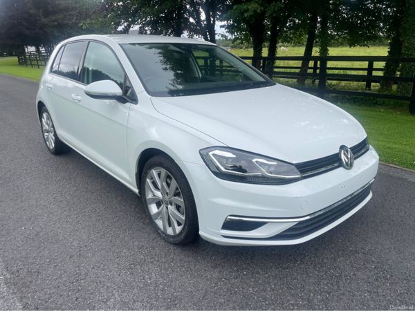 Volkswagen Golf Hatchback, Petrol, 2018, White