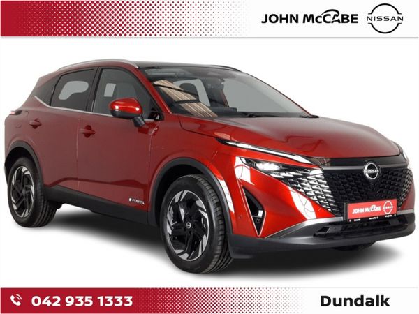 Nissan Qashqai SUV, Petrol Hybrid, 2025, Red