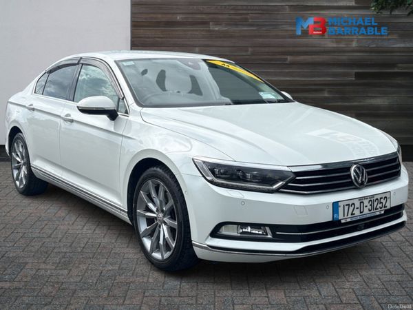Volkswagen Passat Saloon, Petrol, 2017, White