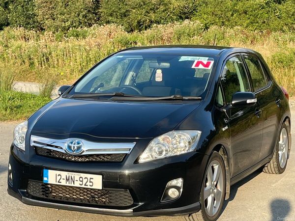 Toyota Auris Hatchback, Petrol Hybrid, 2012, Black