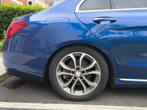 Mercedes-Benz C-Class Saloon, Petrol Plug-in Hybrid, 2017, Blue