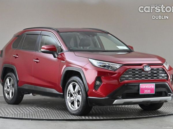 Toyota RAV4 SUV, Petrol Hybrid, 2020, Red