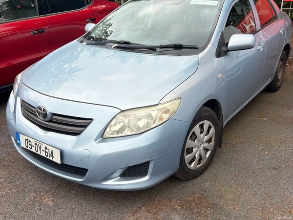 Toyota Corolla Saloon, Petrol, 2009, Blue