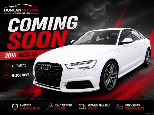 Audi A6 Saloon, Diesel, 2016, White
