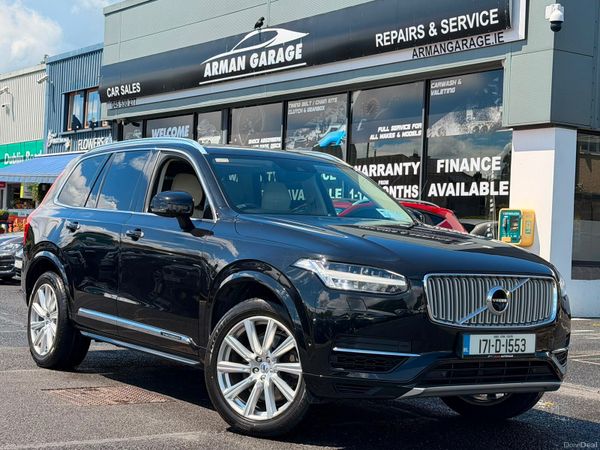 Volvo XC90 SUV, Petrol Plug-in Hybrid, 2017, Black