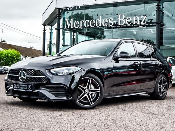 Mercedes-Benz C-Class Estate, Diesel Plug-in Hybrid, 2026, Black