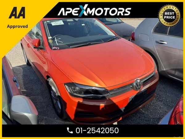 Volkswagen Polo Hatchback, Petrol, 2019, Orange