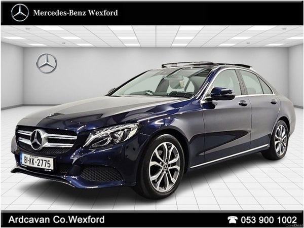 Mercedes-Benz C-Class Saloon, Diesel, 2018, Blue