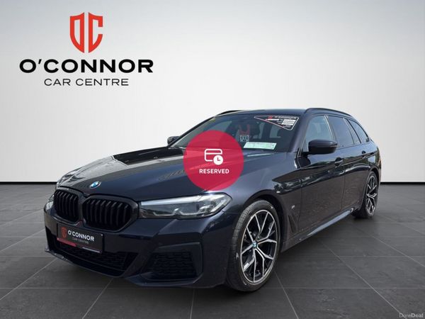 BMW 5-Series Estate, Diesel, 2021, Black
