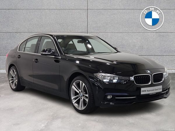 BMW 3-Series Saloon, Petrol, 2017, Black