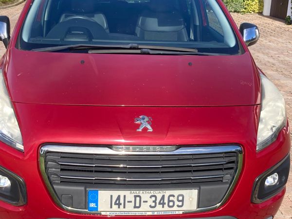 Peugeot 3008 SUV, Diesel, 2014, Red