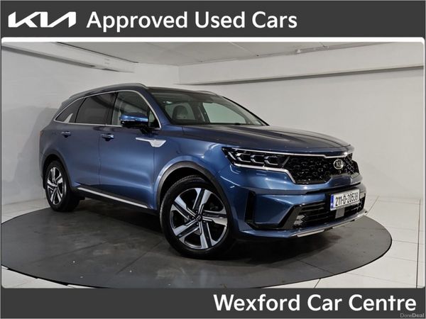 Kia Sorento SUV, Petrol Plug-in Hybrid, 2021, Blue