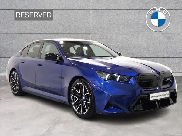 BMW M5 Saloon, Petrol Plug-in Hybrid, 2025, Blue