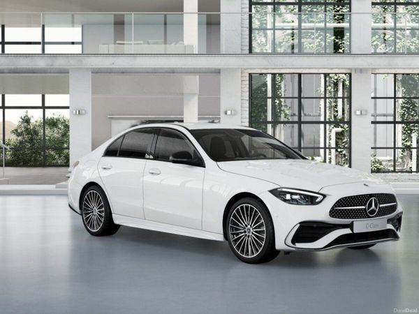 Mercedes-Benz C-Class Saloon, Diesel Hybrid, 2026, White