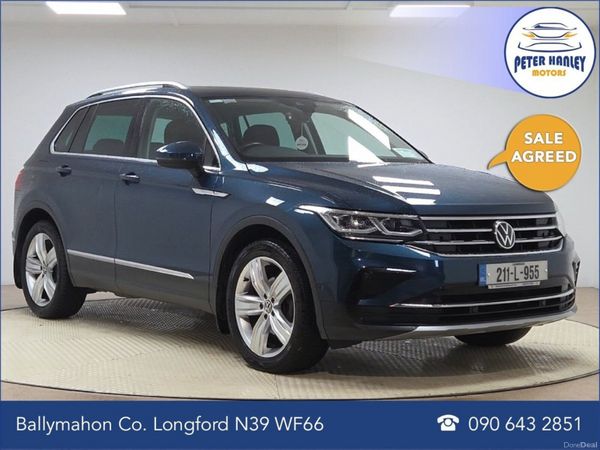 Volkswagen Tiguan SUV, Diesel, 2021, Blue