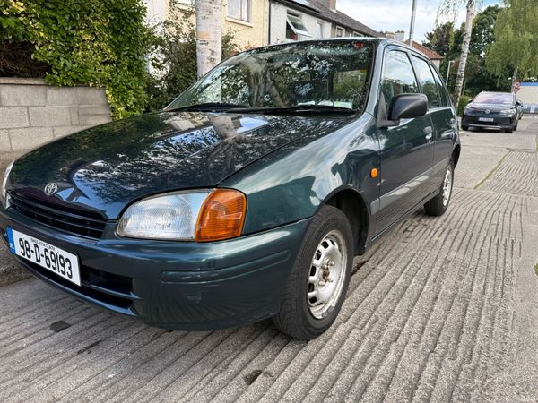Toyota Starlet Hatchback, Petrol, 1998, Green