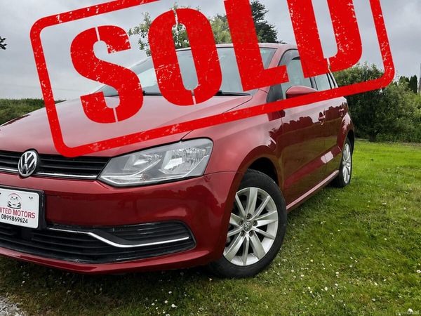 Volkswagen Polo Hatchback, Petrol, 2015, Red