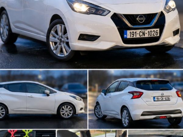 Nissan Micra Hatchback, Petrol, 2019, White