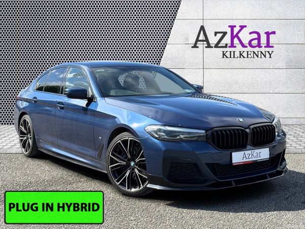 BMW 5-Series Saloon, Petrol Plug-in Hybrid, 2020, Blue