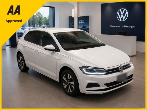 Volkswagen Polo Hatchback, Petrol, 2021, White