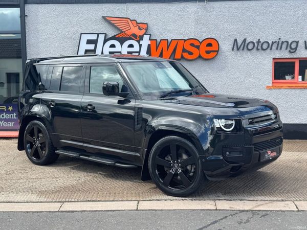 Land Rover Defender SUV, Diesel Hybrid, 2022, Black