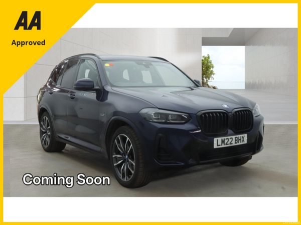 BMW X3 SUV, Petrol Plug-in Hybrid, 2022, Blue