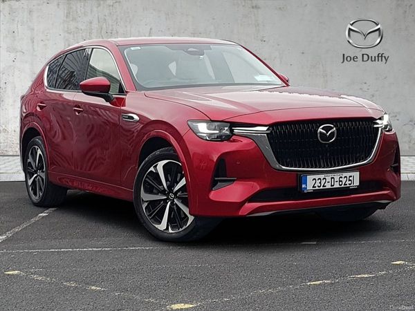 Mazda CX-60 SUV, Petrol Plug-in Hybrid, 2023, Red