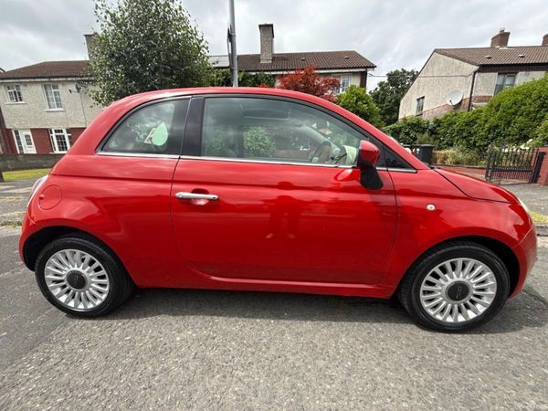Fiat 500 Hatchback, Petrol, 2010, Red