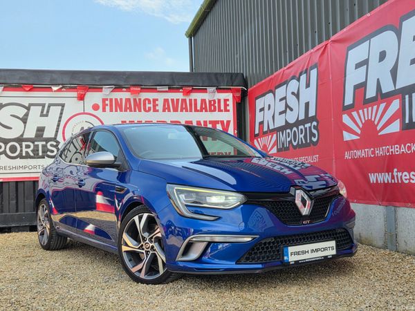 Renault Megane Hatchback, Petrol, 2017, Blue