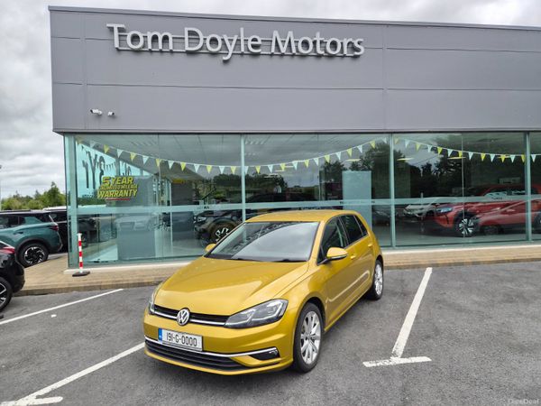 Volkswagen Golf Hatchback, Petrol, 2019, Gold