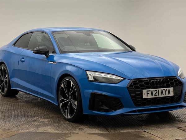 Audi A5 Coupe, Diesel Hybrid, 2021, Blue