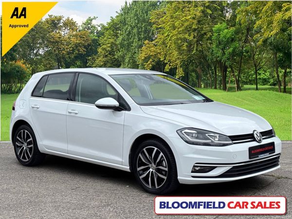 Volkswagen Golf Hatchback, Petrol, 2019, White
