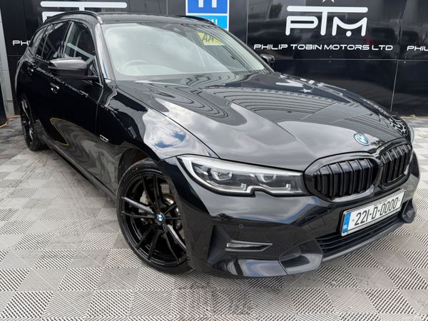 BMW 3-Series Estate, Petrol Plug-in Hybrid, 2022, Black