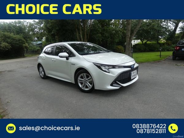 Toyota Corolla Hatchback, Petrol Hybrid, 2019, White