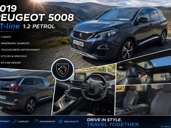Peugeot 5008 MPV, Petrol, 2019, Blue