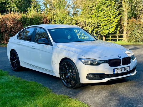 BMW 3-Series Saloon, Petrol Plug-in Hybrid, 2017, White