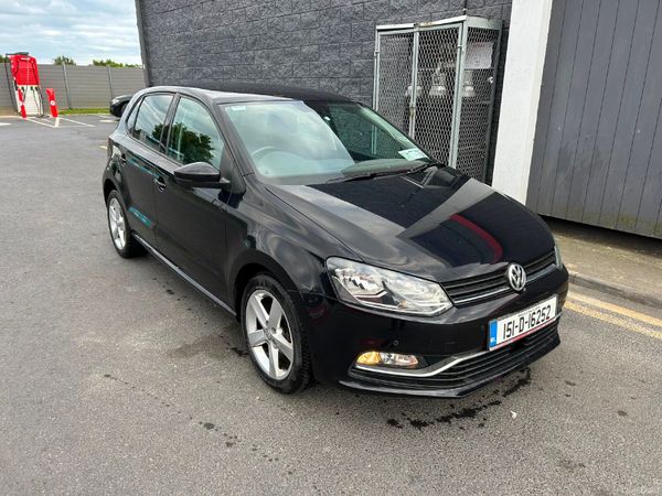 Volkswagen Polo Hatchback, Petrol, 2015, Black